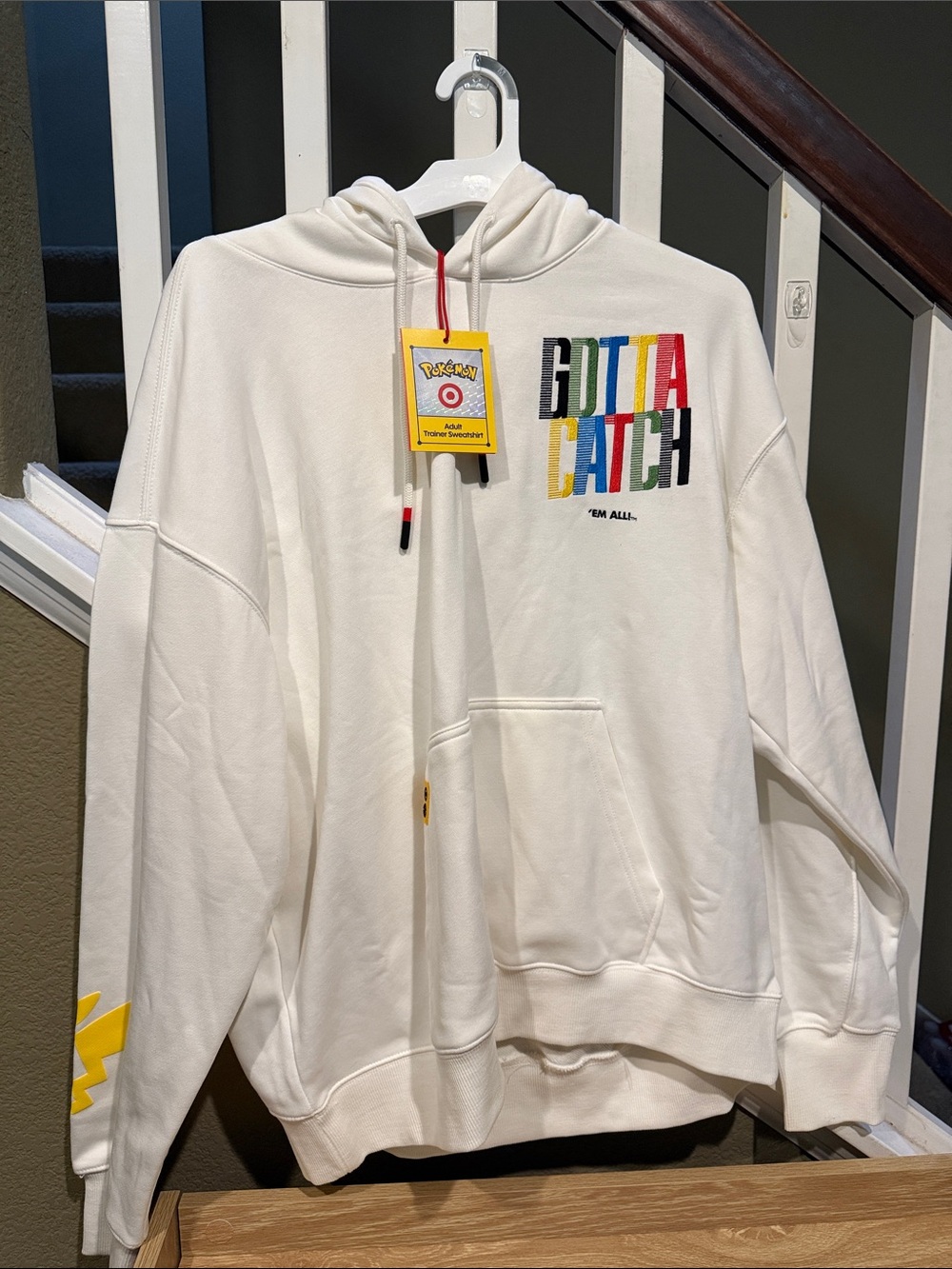 Target X Pokémon Hoodie with Multicolor "GOTTA CATCH EM ALL" Graphic